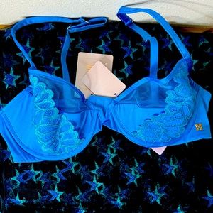 Rihanna Savage X Fenty Bra - New Women | Color: Blue 38B